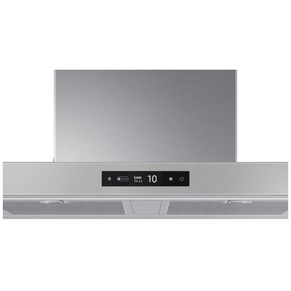 Samsung Bespoke NK36CB700WCGAA Range Hood, 36 inch Exterior Width, Chimney, Wall Mounted, 630 CFM, Accepts Both