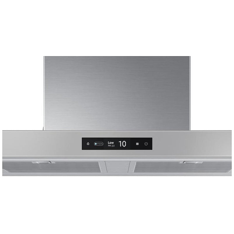 Samsung Bespoke NK36CB700WCGAA Range Hood, 36 inch Exterior Width, 630 CFM, LED, Charcoal Filters, Grey Glass colour