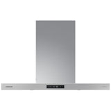 Samsung Bespoke NK36CB700WCGAA Range Hood, 36 inch Exterior Width, 630 CFM, LED, Charcoal Filters, Grey Glass colour