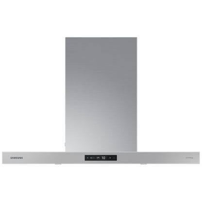 Samsung Bespoke NK36CB700WCGAA Range Hood, 36 inch Exterior Width, Chimney, Wall Mounted, 630 CFM, Accepts Both