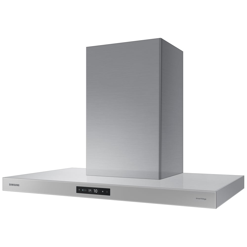 Samsung Bespoke NK36CB700WCGAA Range Hood, 36 inch Exterior Width, Chimney, Wall Mounted, 630 CFM, Accepts Both