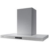 Samsung Bespoke NK36CB700WCGAA Range Hood, 36 inch Exterior Width, 630 CFM, LED, Charcoal Filters, Grey Glass colour