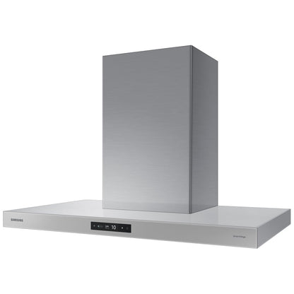Samsung Bespoke NK36CB700WCGAA Range Hood, 36 inch Exterior Width, Chimney, Wall Mounted, 630 CFM, Accepts Both