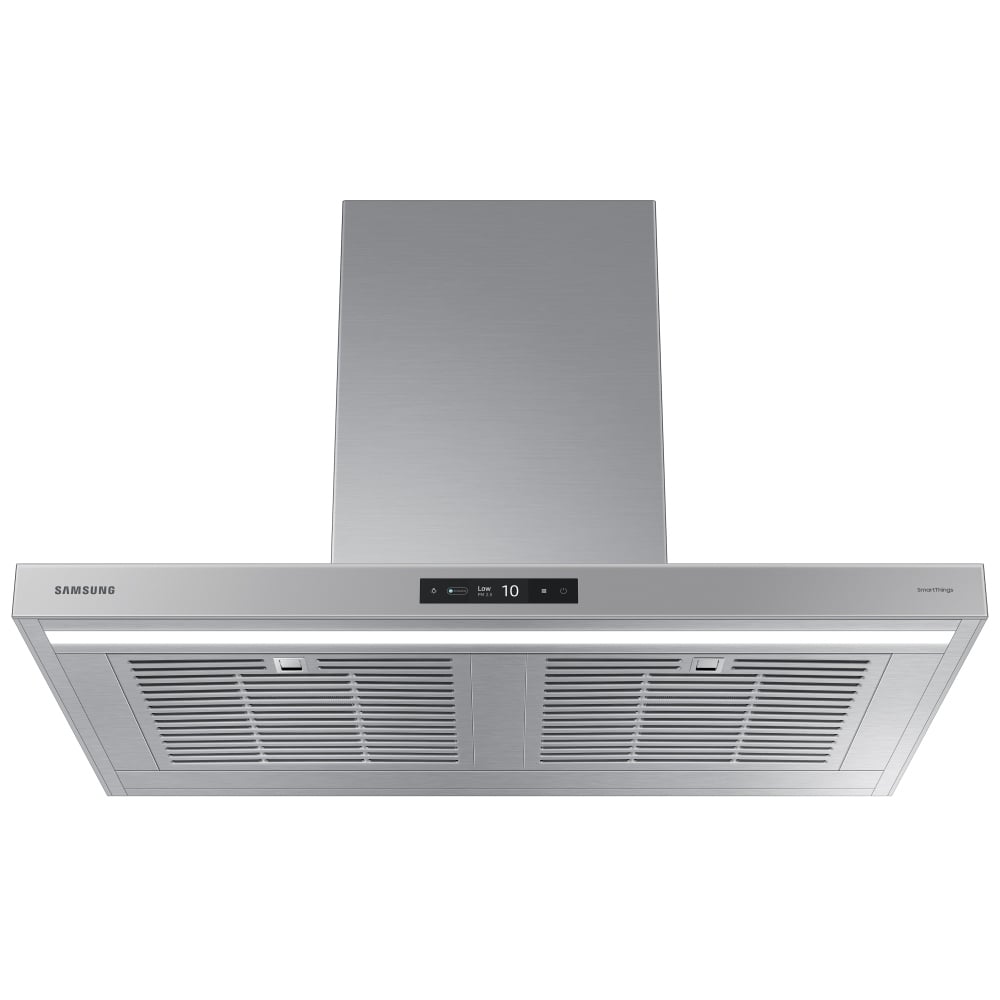 Samsung Bespoke NK36CB700WCGAA Range Hood, 36 inch Exterior Width, Chimney, Wall Mounted, 630 CFM, Accepts Both