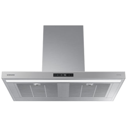 Samsung Bespoke NK36CB700WCGAA Range Hood, 36 inch Exterior Width, Chimney, Wall Mounted, 630 CFM, Accepts Both