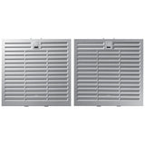 Samsung Bespoke NK36CB700WCGAA Range Hood, 36 inch Exterior Width, 630 CFM, LED, Charcoal Filters, Grey Glass colour