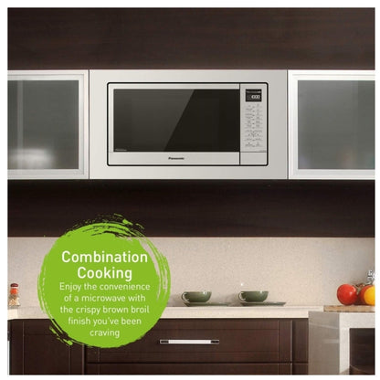 Panasonic NNGT69KSC Countertop Microwave, 20 inch Exterior Width, 1.1 cu. ft. Capacity, 1,100 W Watts, Stainless Steel colour Inverter Technology