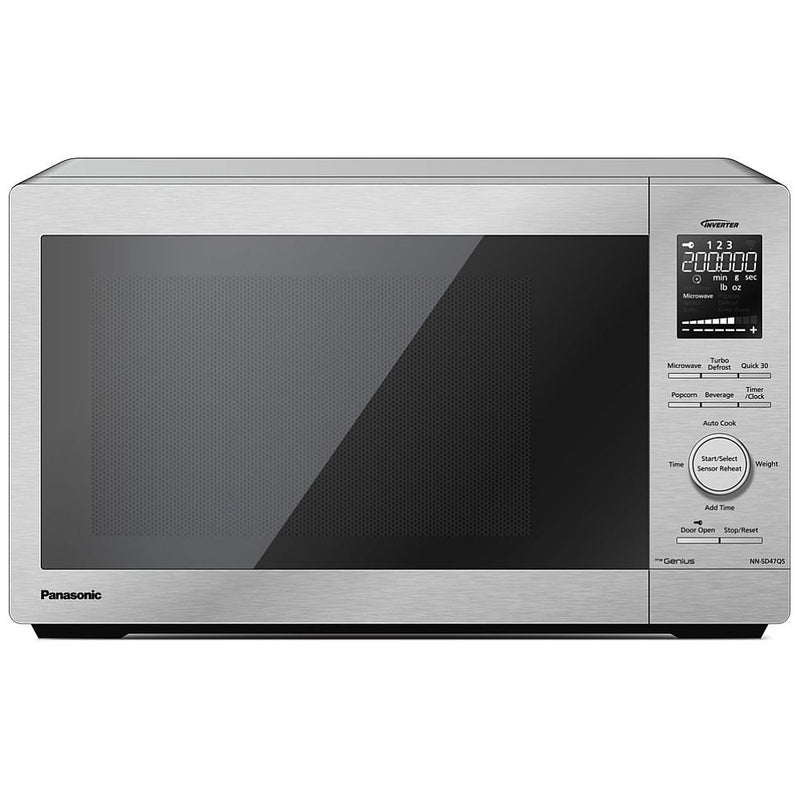 Panasonic NNSD47QS Countertop Microwave, 20 inch Exterior Width, 0.9 cu. ft. Capacity, 1,000 W Watts, Stainless Steel colour