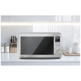 Panasonic NNSD47QS Countertop Microwave, 20 inch Exterior Width, 0.9 cu. ft. Capacity, 1,000 W Watts, Stainless Steel colour
