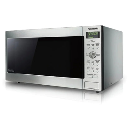 Panasonic NNSD765SC Countertop Microwave, 20 inch Exterior Width, 1.6 cu. ft. Capacity, 1,200 W Watts, Stainless Steel colour Genius Cyclonic Inverter