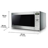 Panasonic NNSD765SC Countertop Microwave, 20 inch Exterior Width, 1.6 cu. ft. Capacity, 1,200 W Watts, Stainless Steel colour