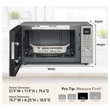 Panasonic NNSD78LSC Countertop Microwave, 22 inch Exterior Width, 1.6 cu. ft. Capacity, 1,200 W Watts, Stainless Steel colour