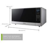 Panasonic NNSE795SC Countertop Microwave, 20 inch Exterior Width, 1.6 cu. ft. Capacity, 1,200 W Watts, Stainless Steel colour Cyclonic Inverter