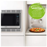 Panasonic NNSE795SC Countertop Microwave, 20 inch Exterior Width, 1.6 cu. ft. Capacity, 1,200 W Watts, Stainless Steel colour Cyclonic Inverter