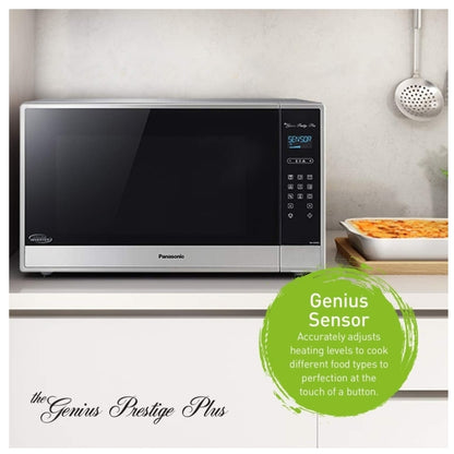 Panasonic NNSE995SC Countertop Microwave, 24 inch Exterior Width, 2.2 cu. ft. Capacity, 1,200 W Watts, Stainless Steel colour Cyclonic Inverter