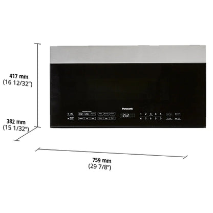 Panasonic NNSG158S OTR 30 inch Exterior Width, 1.9 cu. ft. Capacity, 400 CFM