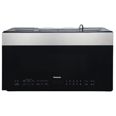 Panasonic NNSG158S Over the Range Microwave, 30 inch Exterior Width, 1.9 cu. ft. Capacity, 400 CFM, 1,000 W Watts, LED, Stainless Steel colour Genius Sensor Cooking