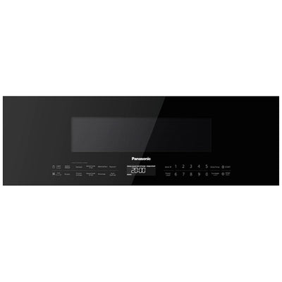Panasonic NNSG65NB Over the Range Microwave, 30 inch Exterior Width, 1.2 cu. ft. Capacity, 400 CFM, 1,000 W Watts, LED, Black colour Genius Sensor Cooking