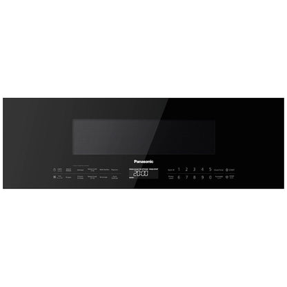 Panasonic NNSG65NB Over the Range Microwave, 30 inch Exterior Width, 1.2 cu. ft. Capacity, 400 CFM, 1,000 W Watts, LED, Black colour Genius Sensor Cooking