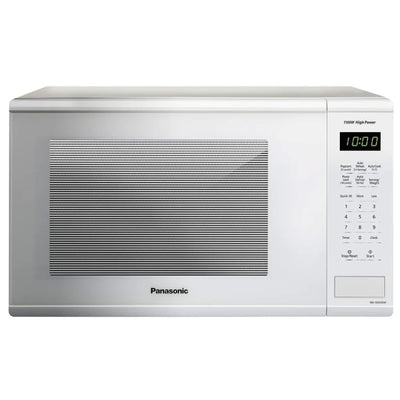 Panasonic NNSG676WC Countertop Microwave, 20 inch Exterior Width, 1.3 cu. ft. Capacity, 1,100 W Watts, White colour Genius Sensor Cooking