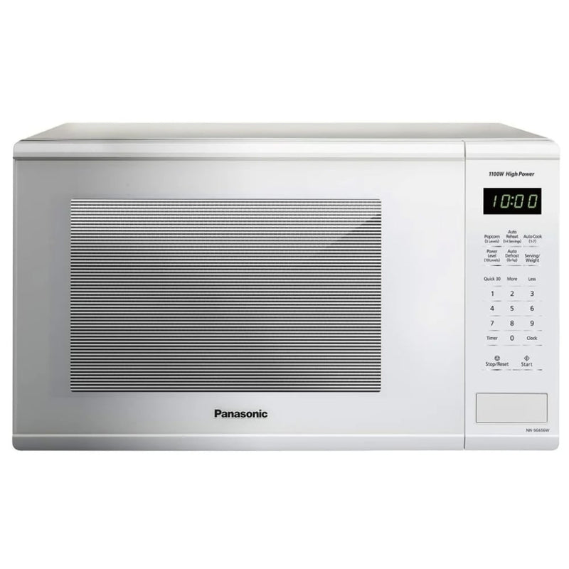 Panasonic NNSG676WC Countertop Microwave, 20 inch Exterior Width, 1.3 cu. ft. Capacity, 1,100 W Watts, White colour