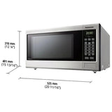 Panasonic NNST663SCC Countertop Microwave, 20 inch Exterior Width, 1.2 cu. ft. Capacity, 1,200 W Watts, Stainless Steel colour Genius Sensor Cooking, Inverter Technology