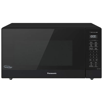 Panasonic NNST75LBC Countertop Microwave 22", 1.6 cu. ft. Capacity, 1,200 W Watts, Black colour Genius Sensor Cooking, Cyclonic Inverter