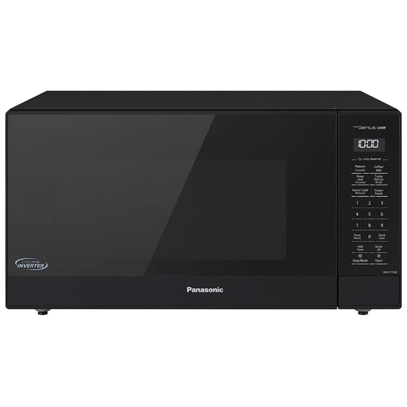 Panasonic NNST75LBC Countertop Microwave, 22 inch Exterior Width, 1.6 cu. ft. Capacity, 1,200 W Watts, Black colour