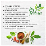 Panasonic NNST75LBC Countertop Microwave, 22 inch Exterior Width, 1.6 cu. ft. Capacity, 1,200 W Watts, Black colour