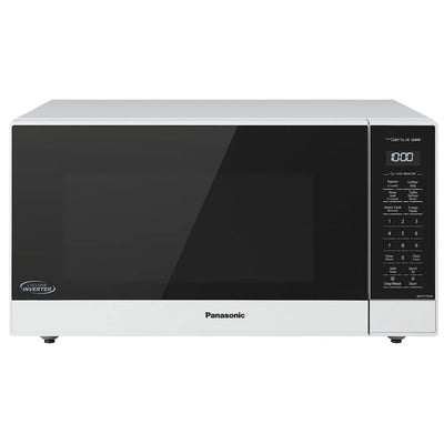 Panasonic NNST75LWC Countertop Microwave, 1.6 cu. ft. Capacity, 1,200 W Watts, White colour Genius Sensor Cooking, Cyclonic Inverter