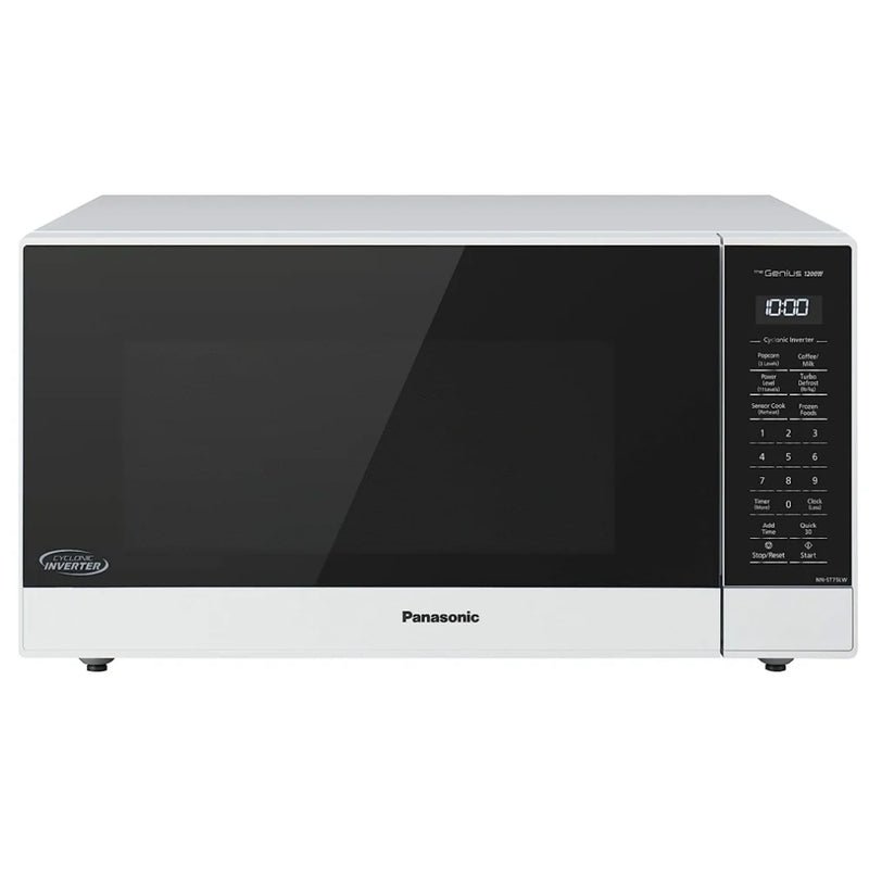 Panasonic NNST75LWC Countertop Microwave, 22 inch Exterior Width, 1.6 cu. ft. Capacity, 1,200 W Watts, White colour