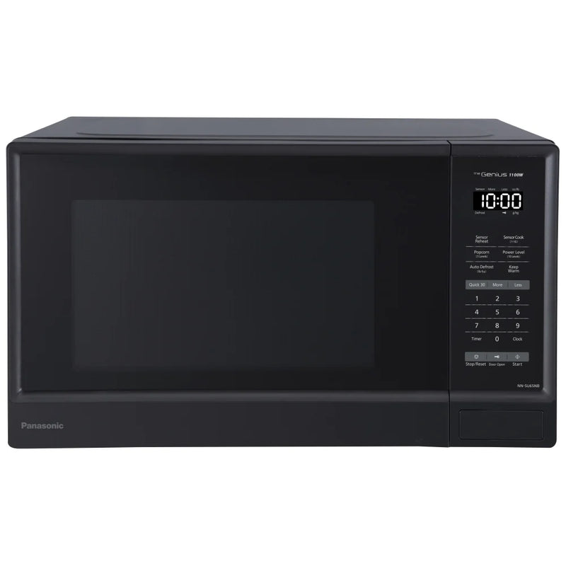 Panasonic NNSU65NBC Countertop Microwave, 20 inch Exterior Width, 1.3 cu. ft. Capacity, 1,100 W Watts, Black colour