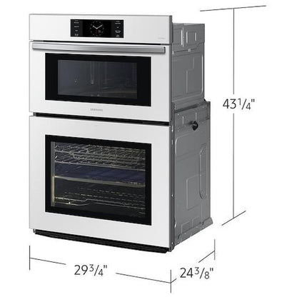 Samsung Bespoke NQ70CB700D12AA Microwave Wall Oven Combo