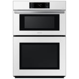 Samsung Bespoke NQ70CB700D12AA Microwave Wall Oven Combo, 30 inch Exterior Width, Convection, Self Clean, 7 cu. ft. Capacity, Temperature Probe, Wifi Enabled, Air Fry, White colour