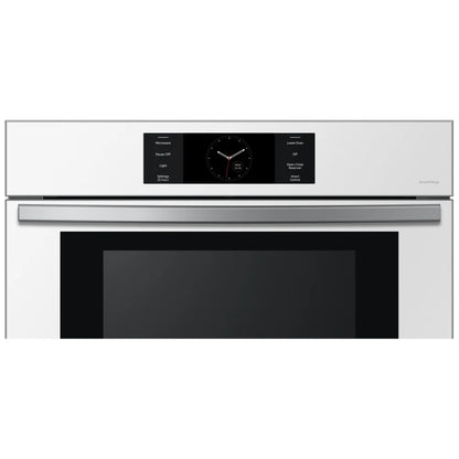 Samsung Bespoke NQ70CB700D12AA Microwave Wall Oven Combo, 30 inch Exterior Width, Convection, Self Clean, 7 cu. ft. Capacity, Temperature Probe, Wifi Enabled, Air Fry, White colour FlexDuo, Air Fry, Air Sous Vide