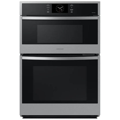 Samsung NQ70CG600DSRAA Microwave Wall Oven Combo, 30 inch Exterior Width, Convection, Self Clean, 7 cu. ft. Capacity, Temperature Probe, Wifi Enabled, Air Fry, Stainless Steel colour Air Fry, Air Sous Vide