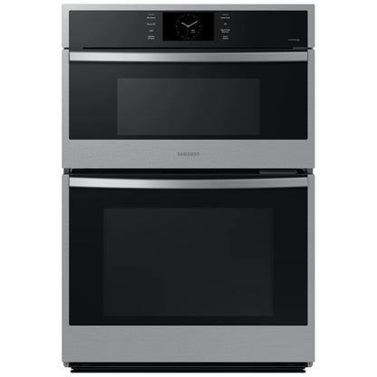 Samsung NQ70CG600DSRAA Microwave Wall Oven Combo, 30 inch Exterior Width, Convection, Self Clean, 7 cu. ft. Capacity, Temperature Probe, Wifi Enabled, Air Fry, Stainless Steel colour Air Fry, Air Sous Vide