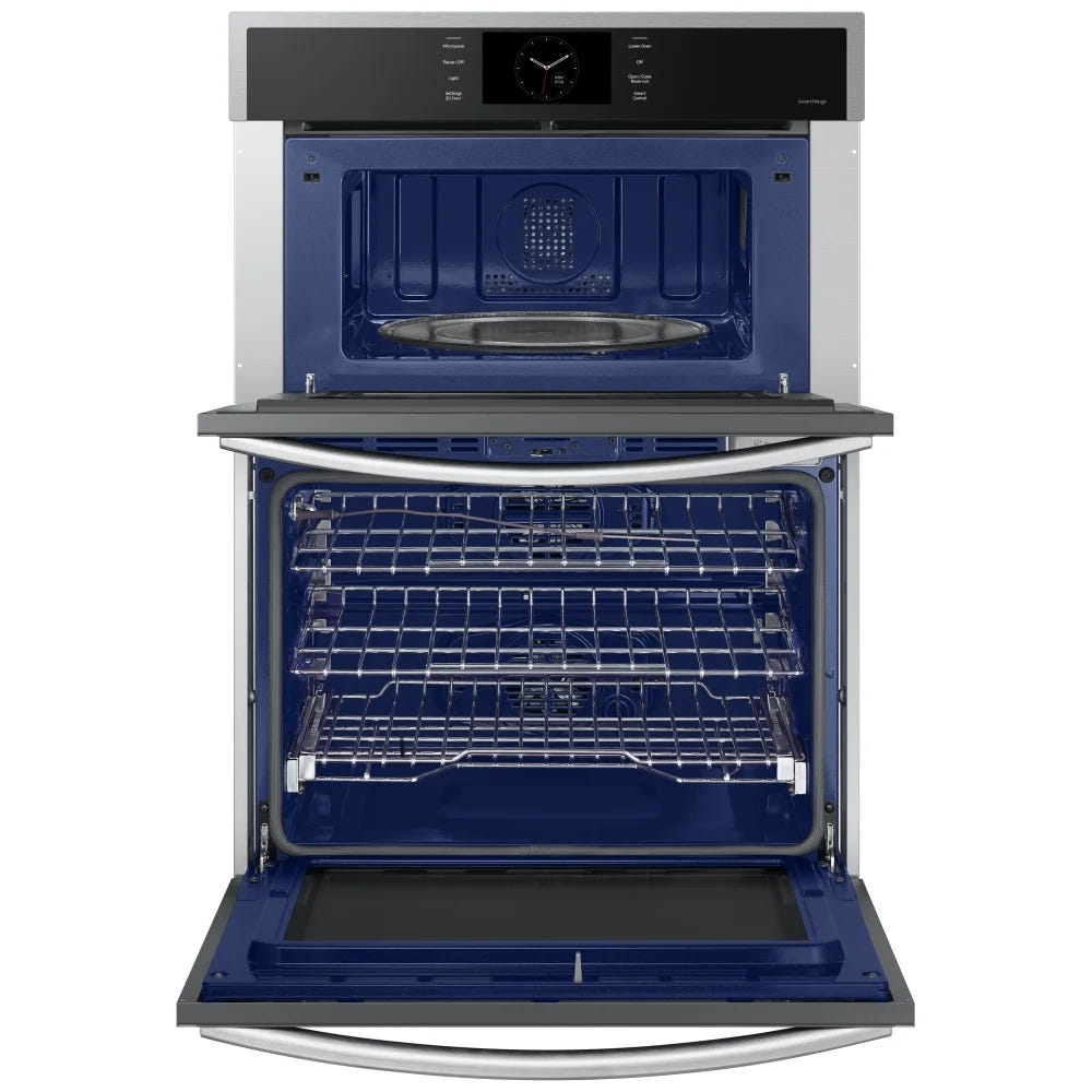 Samsung NQ70CG600DSRAA Microwave Wall Oven Combo, 30 inch Exterior Width, Convection, Self Clean, 7 cu. ft. Capacity, Temperature Probe, Wifi Enabled, Air Fry, Stainless Steel colour Air Fry, Air Sous Vide
