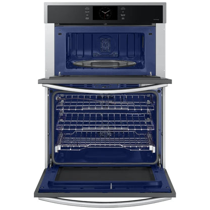 Samsung NQ70CG600DSRAA Microwave Wall Oven Combo, 30 inch Exterior Width, Convection, Self Clean, 7 cu. ft. Capacity, Temperature Probe, Wifi Enabled, Air Fry, Stainless Steel colour Air Fry, Air Sous Vide