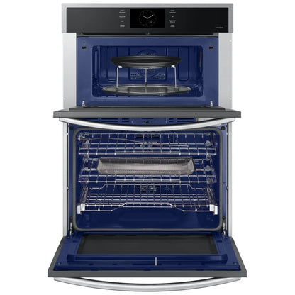 Samsung NQ70CG600DSRAA Microwave Wall Oven Combo, 30 inch Exterior Width, Convection, Self Clean, 7 cu. ft. Capacity, Temperature Probe, Wifi Enabled, Air Fry, Stainless Steel colour Air Fry, Air Sous Vide