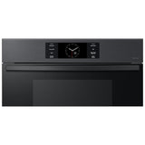 Samsung Bespoke NQ70CG700DMTAA Microwave Wall Oven Combo, 30 inch Exterior Width, Convection, Self Clean, 7 cu. ft. Capacity, Temperature Probe, Wifi Enabled, Air Fry, Black Matte Steel colour