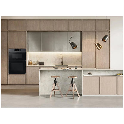 Samsung Bespoke NQ70CG700DMTAA Microwave Wall Oven Combo, 30 inch Exterior Width, Convection, Self Clean, 7 cu. ft. Capacity, Temperature Probe, Wifi Enabled, Air Fry, Black Matte Steel colour FlexDuo, Air Fry, Air Sous Vide