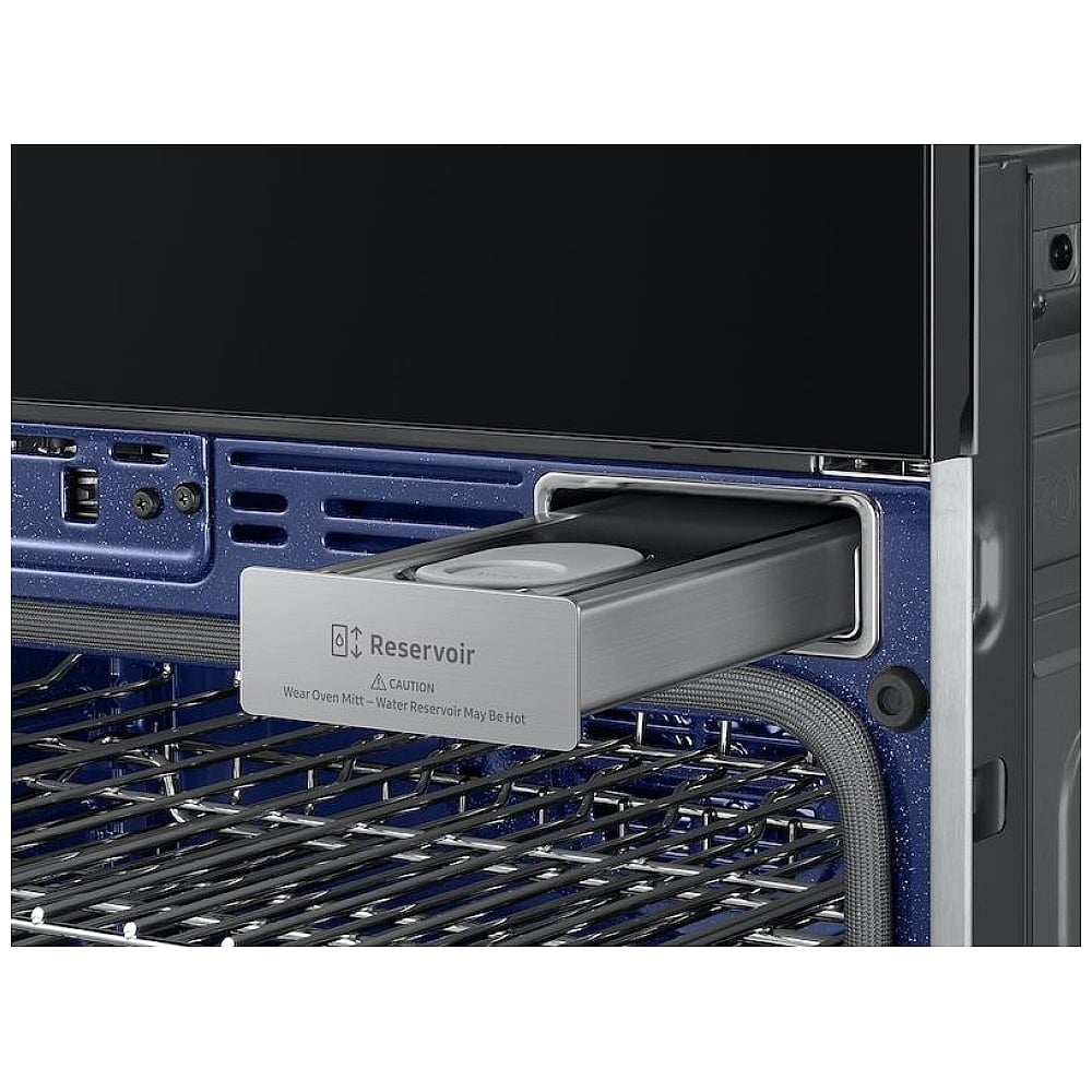 Samsung Bespoke NQ70CG700DSRAA Microwave Wall Oven Combo, 30 inch Exterior Width, Convection, Self Clean, 7 cu. ft. Capacity, Temperature Probe, Wifi Enabled, Air Fry, Stainless Steel colour FlexDuo, Air Fry, Air Sous Vide