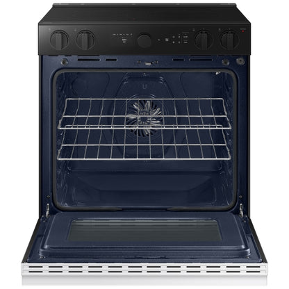 Samsung Bespoke NSE6DB850012AC Electric Range, 6.3 cu. ft. Capacity, 30 inch Exterior Width, Convection, 5 Burners, Storage Drawer, &