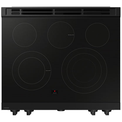 Samsung Bespoke NSE6DB850012AC Electric Range, 6.3 cu. ft. Capacity, 30 inch Exterior Width, Convection, 5 Burners, Storage Drawer, &