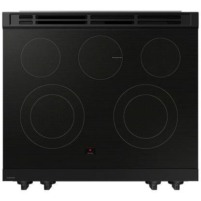 Samsung Bespoke NSE6DG8100SRAC Electric Range, 6.3 cu. ft. Capacity, 30 inch Exterior Width, 5 Burners, Storage Drawer, Self Clean, 3,000 Watts Highest Burner Element, Stainless Steel colour, SmartThings™