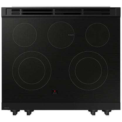 Samsung Bespoke NSE6DG8100SRAC Electric Range, 6.3 cu. ft. Capacity, 30 inch Exterior Width, 5 Burners, Stainless Steel Colour