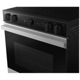 Samsung Bespoke NSE6DG8500SRAC Electric Range, 6.3 cu. ft. Capacity, 30 inch Exterior Width, True Convection, 5 Burners, Storage Drawer, Yes, Self Clean, 3,600 W Highest Element, Stainless Steel colour