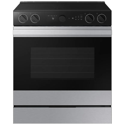 Samsung NSE6DG8700SRAC Electric Range, 6.3 cu. ft. Capacity, 30 inch Exterior Width, True Convection, 5 Burners, Storage Drawer, & , Self Clean, 3,600 Watts Highest Burner Element, Stainless Steel colour
