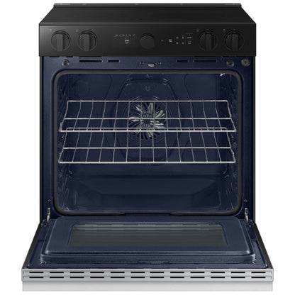 Samsung NSE6DG8700SRAC Electric Range, 6.3 cu. ft. Capacity, 30 inch Exterior Width, True Convection, 5 Burners, Storage Drawer, & , Self Clean, 3,600 Watts Highest Burner Element, Stainless Steel colour